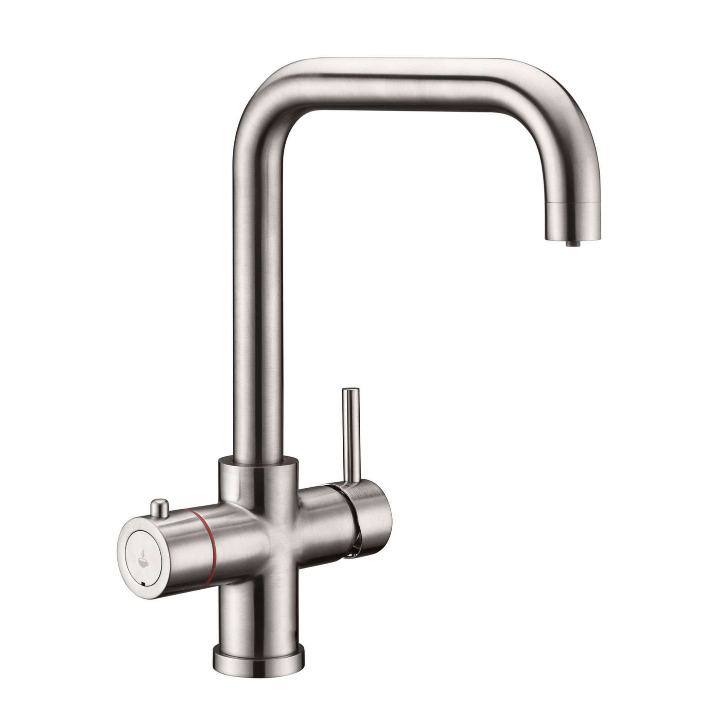 Reginox Tribezi Brushed Nickel 3 in 1 Boiling Water Kitchen Tap