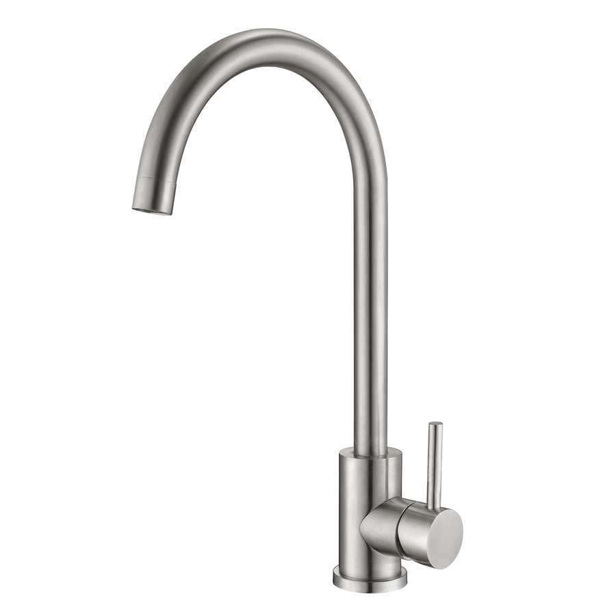 Reginox Taravo Single Lever Kitchen Mixer Tap - Brushed Nickel - TARAVO BN