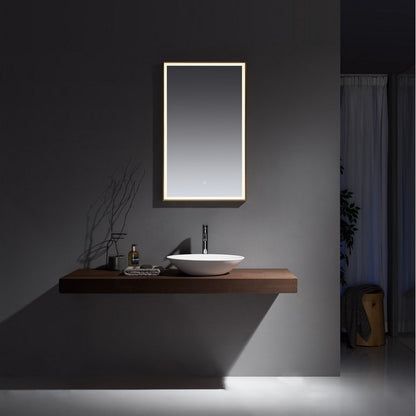 Kartell Winchcombe 1000 x 600mm Brushed Brass Rectangular Mirror