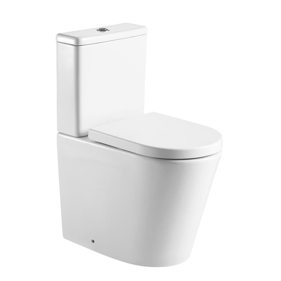 Milan Plus Rimless Comfort Height D Shape Toilet