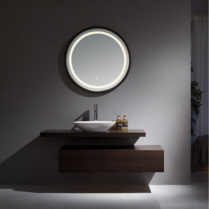 Kartell Montpellier 850mm Rounded Oak Mirror