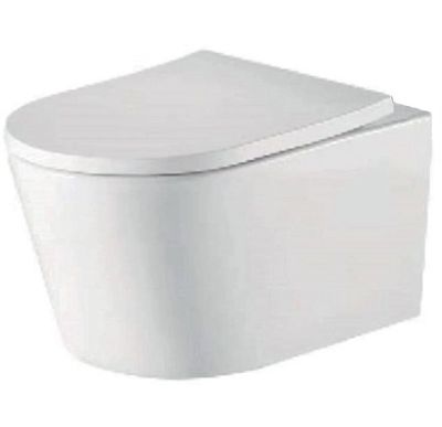 Ferrara Plus Wall Hung Rimless Pan & Wrap Over Soft Close Seat