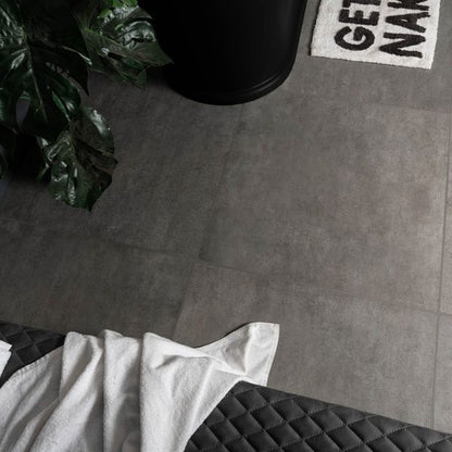 Stone Dark Grey Tile 800x800x9mm