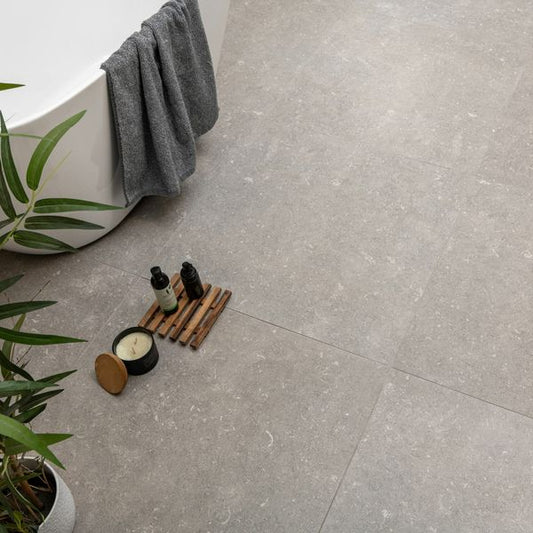 Light Grey Stone Effect Tiles