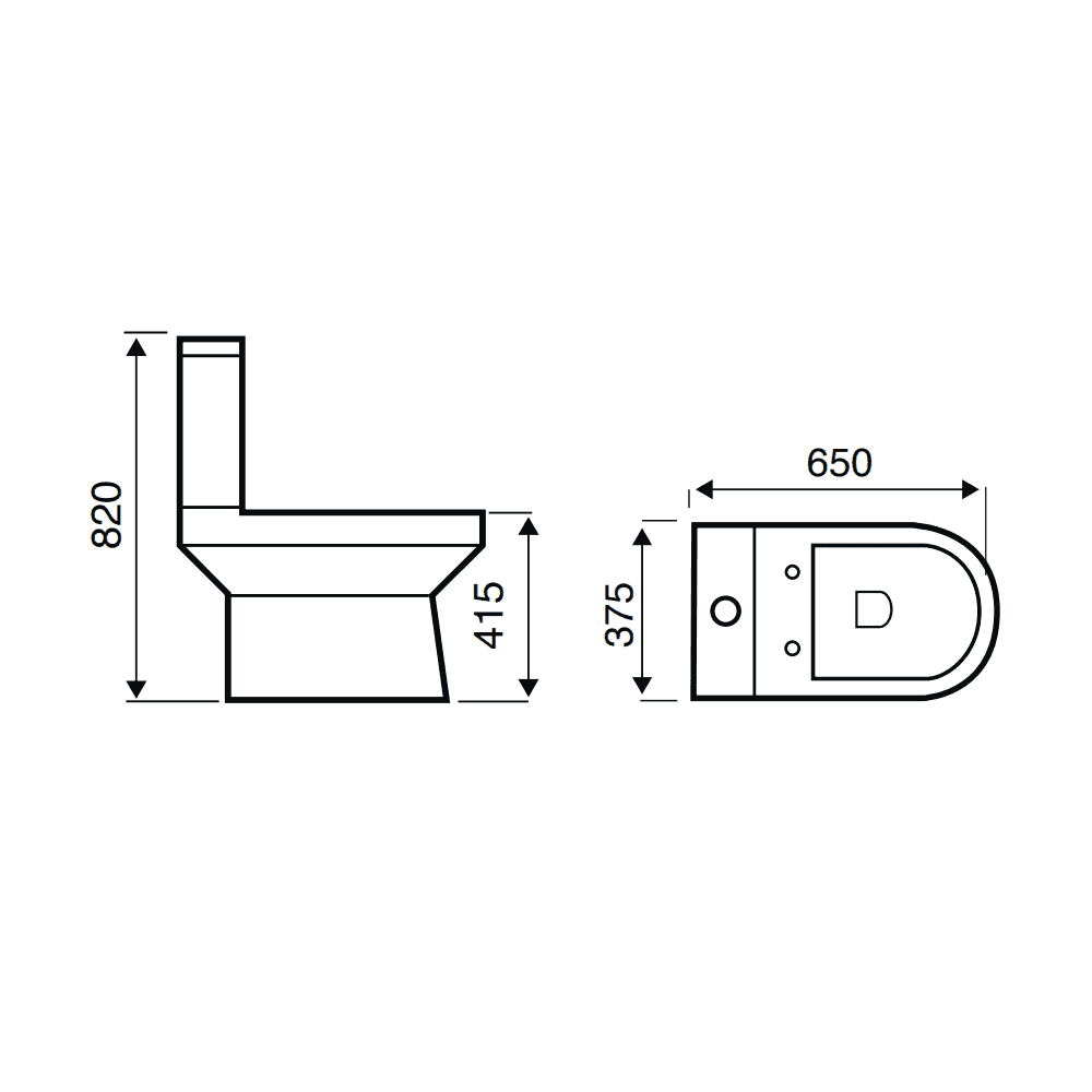 Kartell Bijoux Close Coupled Toilet & Premium Soft Close Seat