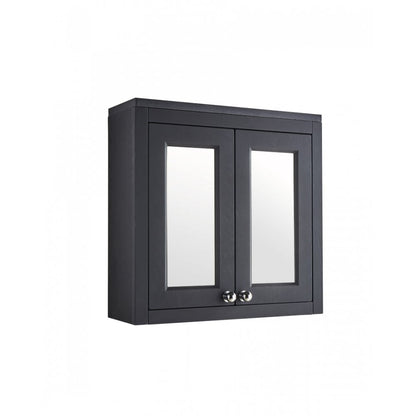 Kartell Buckingham 600mm Mirror Cabinet Black Oak