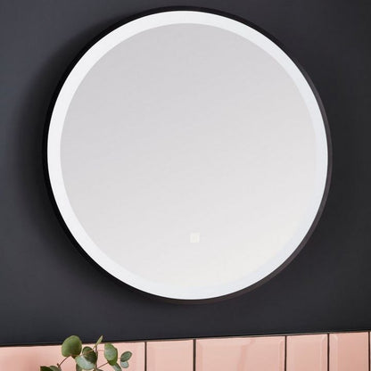 Kartell Nero Round 600mm Circular LED Mirror