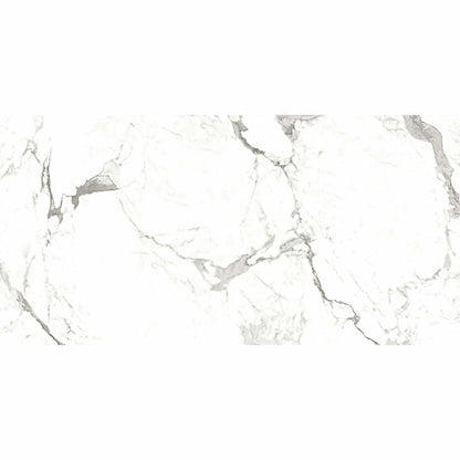 Carrara Marble Effect Polished 600x300 Tiles