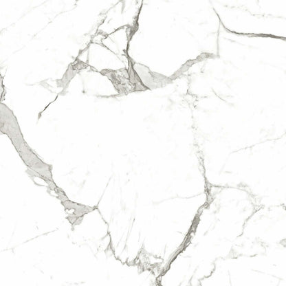 Carrara Marble Effect Polished 600x600 Tiles