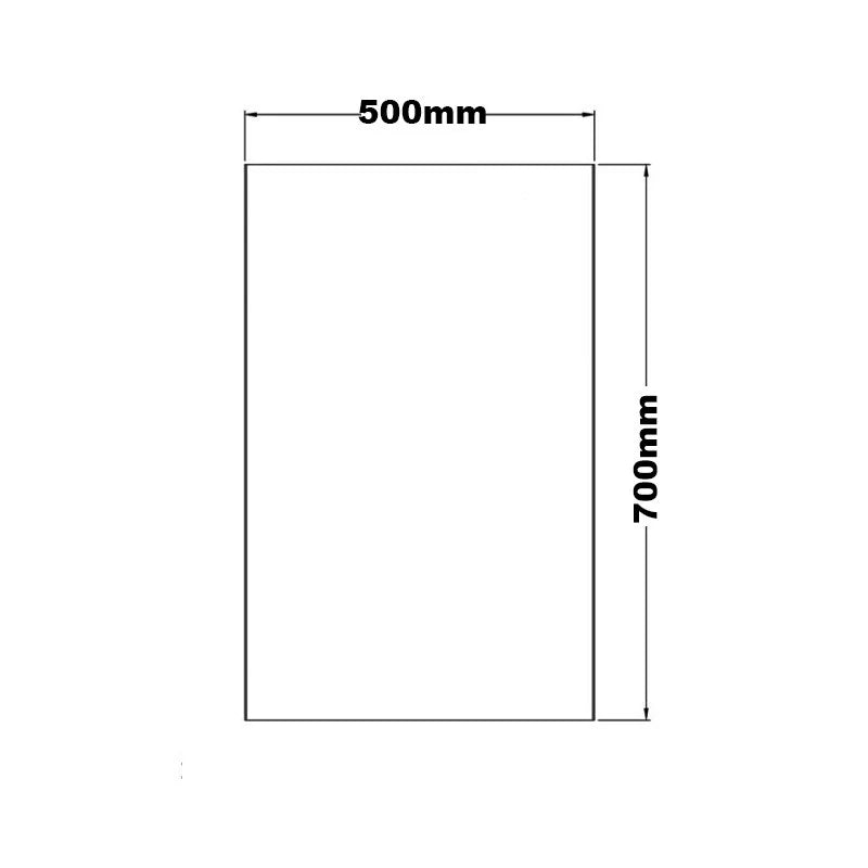 Kartell KVIT Kandy 700 x 500 LED Mirror Cabinet with Sensor, Antifog Demister, Charging Socket & Glass Shelves