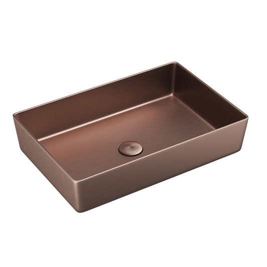 Scudo Core Brushed Bronze Metal Countertop Basin