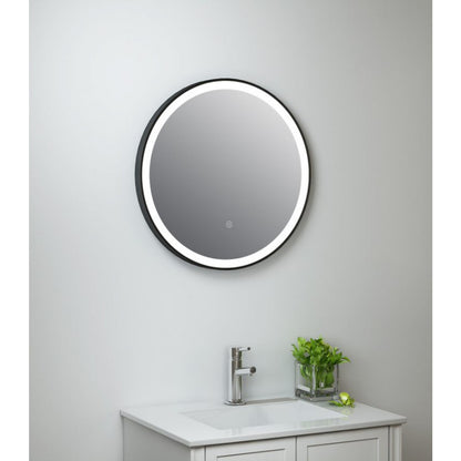 Tailored Bathrooms - Rosie Orca LED Round Touch Mirror with Demister & Colour Change