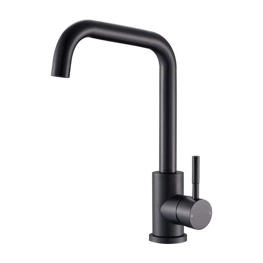 Reginox Nera Single Lever Kitchen Mixer Tap - Matt Black -